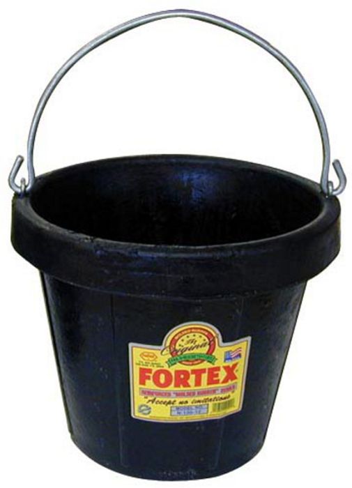 Fortex Heavy Duty Rubber Bucket With Spout and Brass Fittings