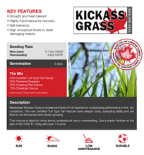 Load image into Gallery viewer, Kickass Grass Seed 2kg