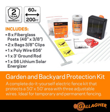 Load image into Gallery viewer, Gallagher Solar Garden, Backyard & Pet Protection Kit