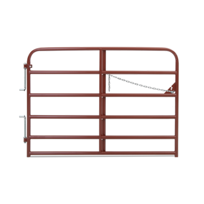 True North Red 6ft Tube Gate 6-bar