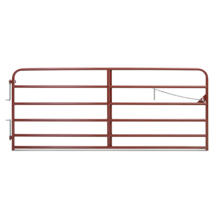True North Red 14ft Tube Gate 6-Bar