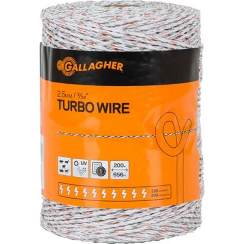 Gallagher Turbo Wire 200M/656FT