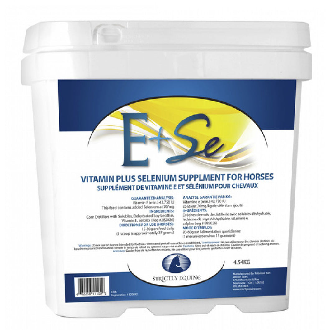 E+Se Vitamin E Plus Selenium Supplement for Horses 4.54kg