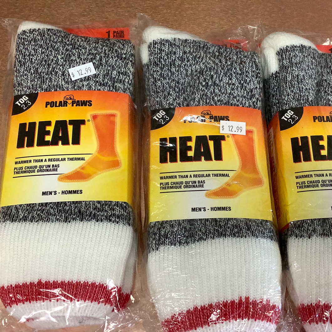 Polar Paws Heat Socks Men’s