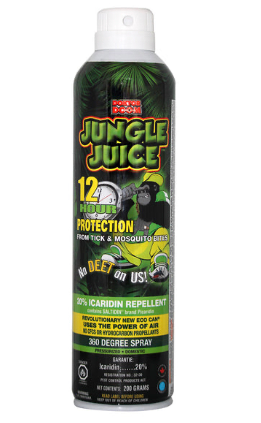 Dr. Doom Jungle Juice Tick and Mosquito Repellent 12 Hour Protection
