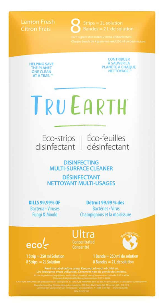 Tru Earth Disinfecting Multi-Surface Cleaner - 8 Strips