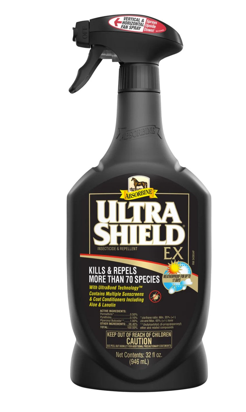 Absorbine Ultra Shield Ex Fly Spray w/ Sprayer 950ml