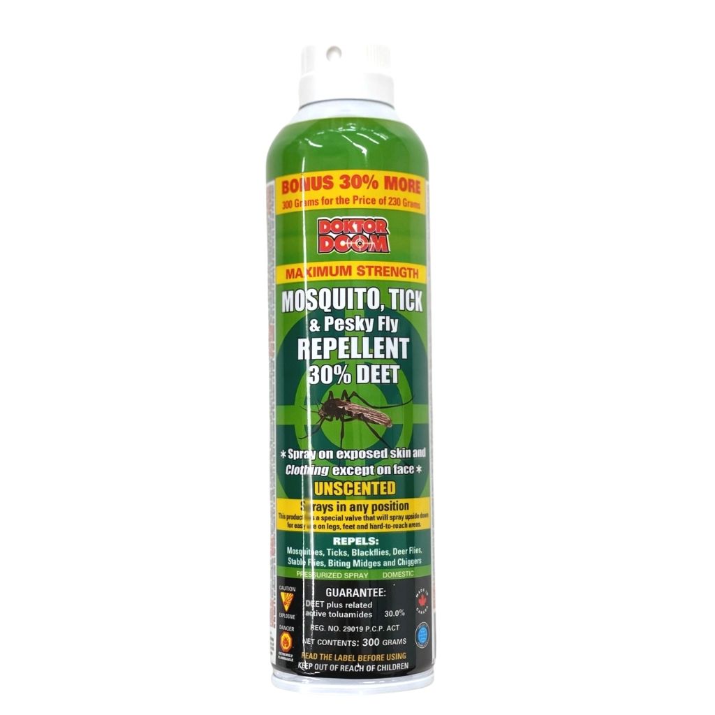 Doktor Doom Max Mosquito Repellant 300g 30% deet