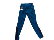 Load image into Gallery viewer, USED Irideon teal full seat breeches with pockets size medium (R.H)
