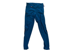 Load image into Gallery viewer, USED Irideon teal full seat breeches with pockets size medium (R.H)
