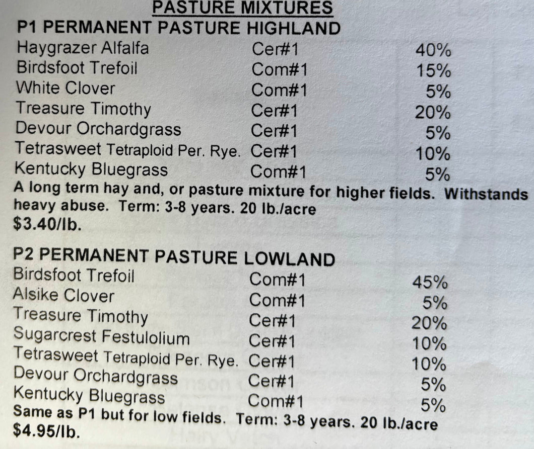 P5 Pasture Renovator Mix 50lb