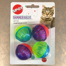 Load image into Gallery viewer, Shimmer Balls Cat Toy 4 Pack
