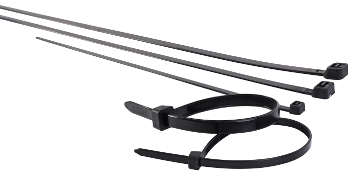 Nylon Cable Tie Black UV 100/Pak 7.6mm x 370mm (14