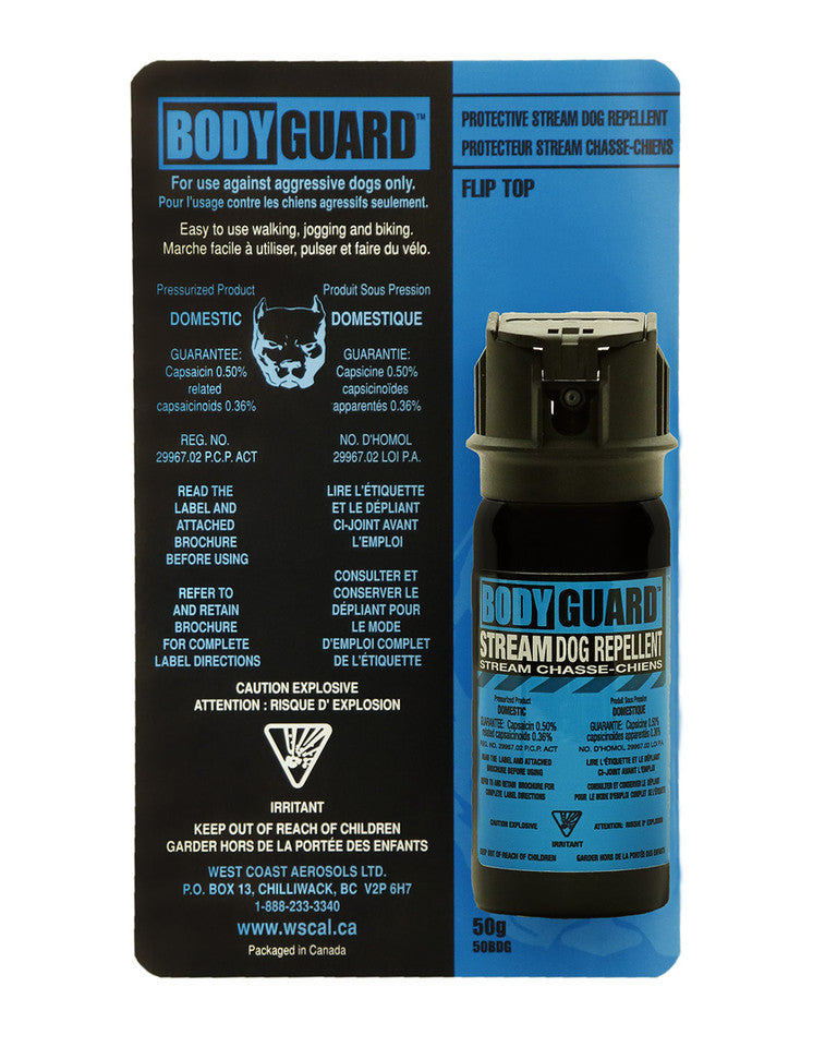 Body Guard Dog Repellent 50g with flip top