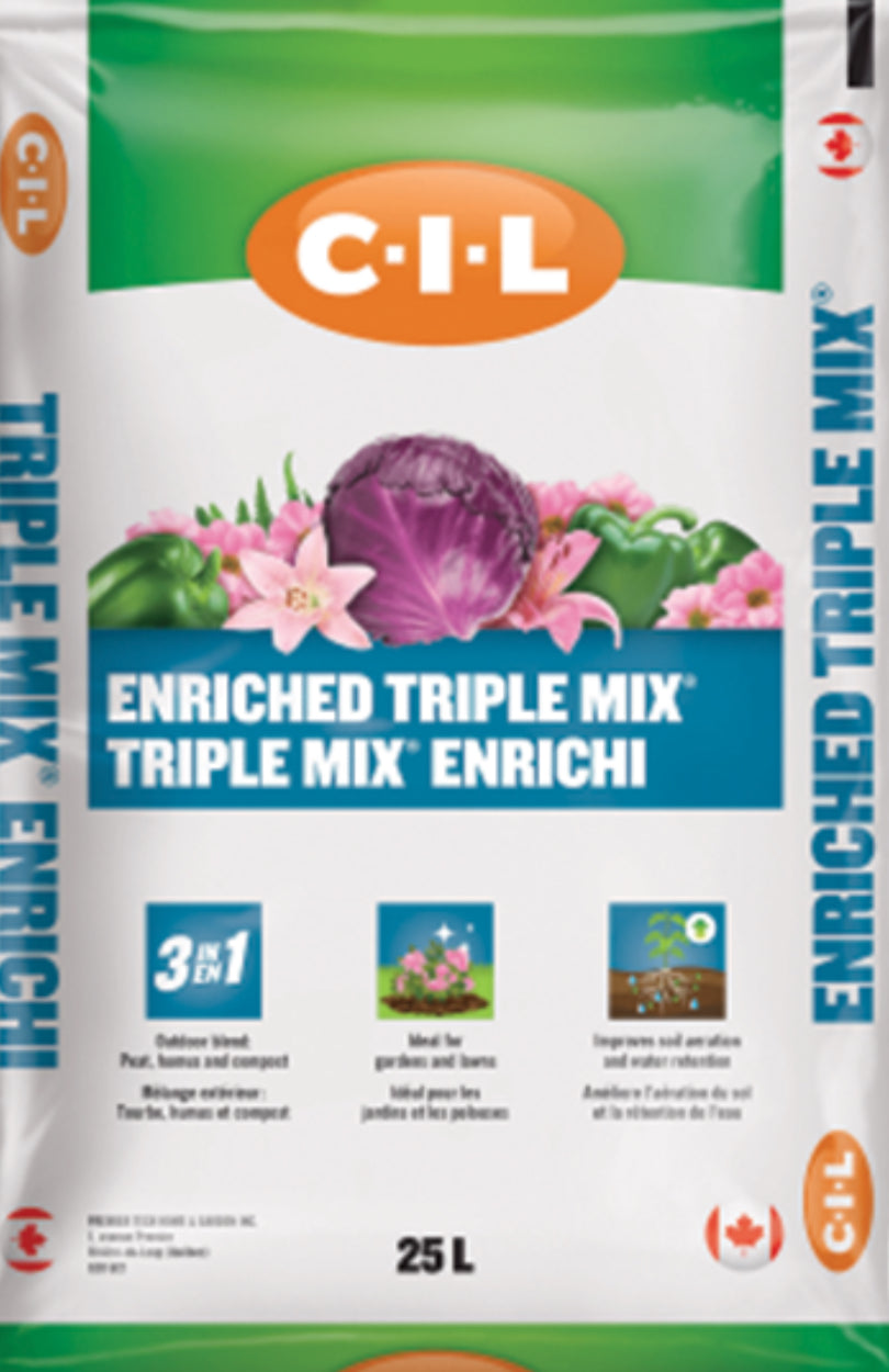 C-I-L Enriched TRIPLE MIX Soil 25L