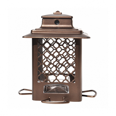 Stokes Metal Hopper Bird Feeder
