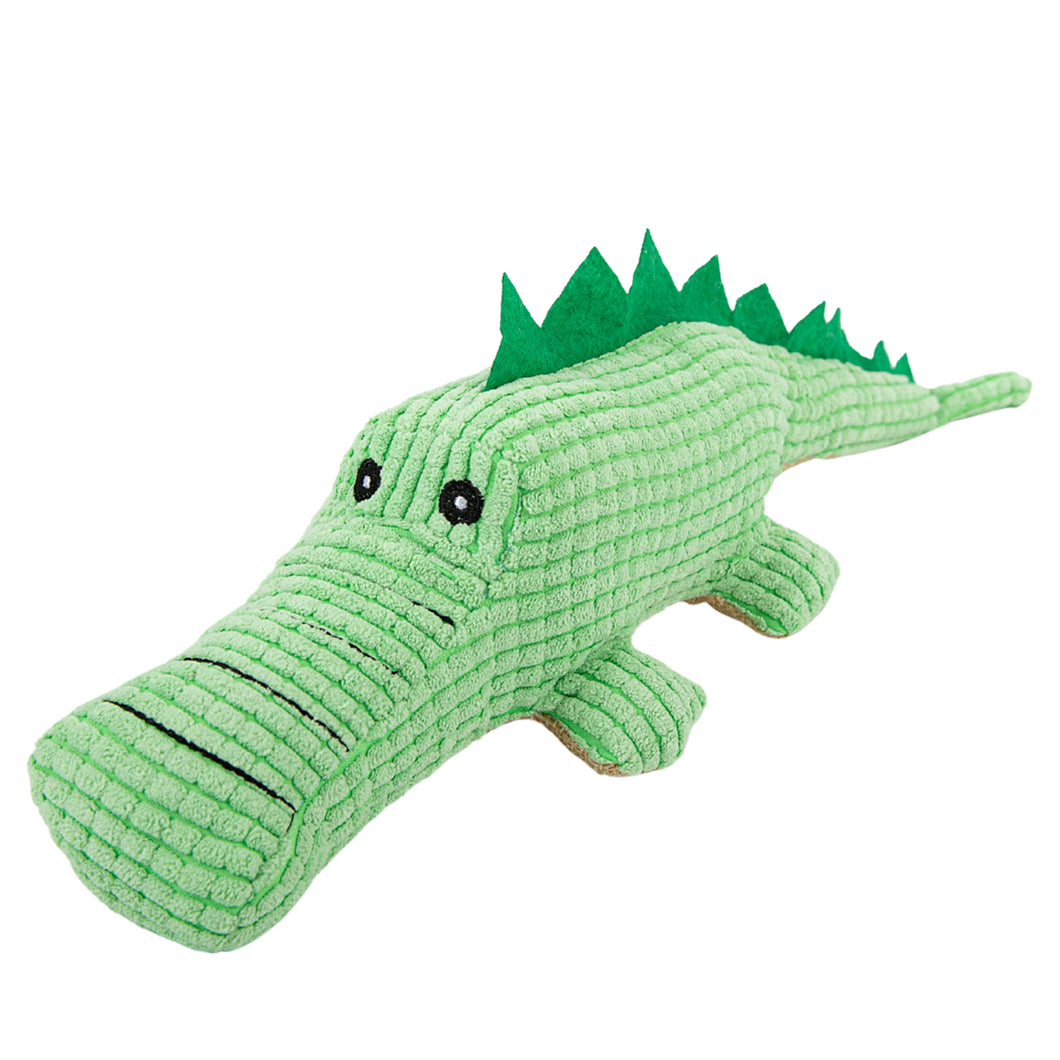 Brookbrand Pets Green Crocodile Dog Toy