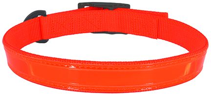 Water & Woods Reflective Nylon Collar Safety Orange – The Mercantile ...