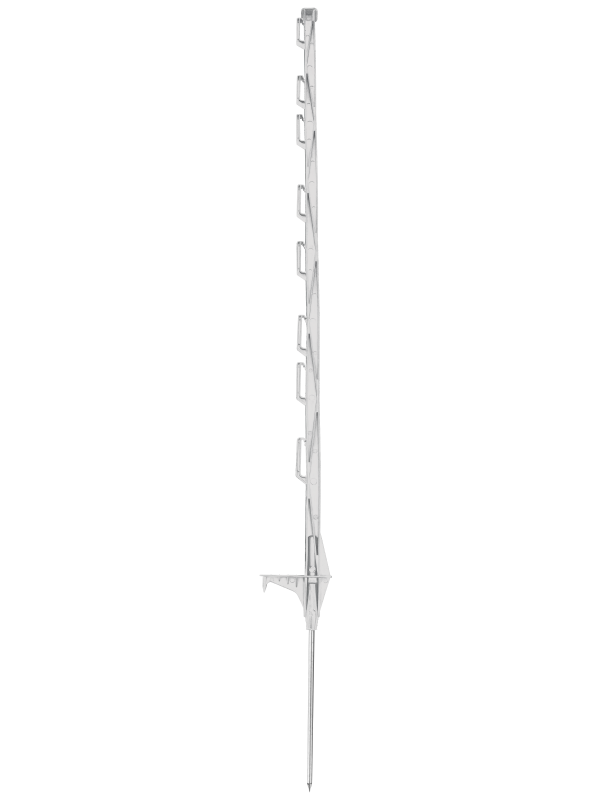 B2F Plastic Tread-In Post - White 48