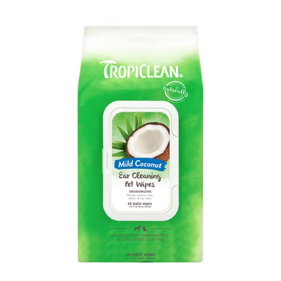Tropiclean Ear Cleaning Wipes 50pk
