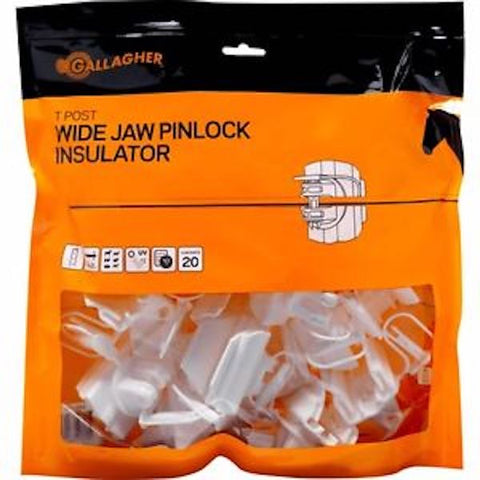 Gallagher T Post Wide Jaw Pinlock Insulator G682134