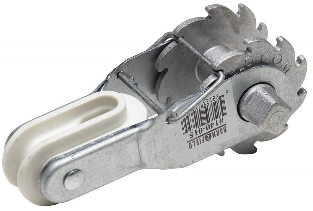 B2F Insulated Fence Ratchet Strainer/Tightener with Wide Wheel and Square Drive