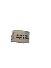 Load image into Gallery viewer, USED horse &amp; Pony Weight/ height measuring tape  (A.D)
