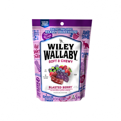 Wiley Wallaby Soft & Chewy Licorice - Blasted Berry