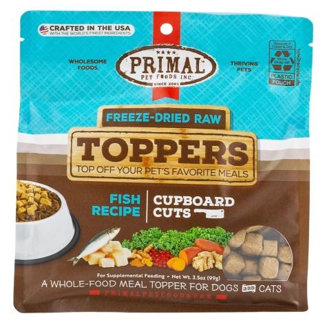 Primal Freeze Dried Raw Cupboard Cuts Fish Recipe