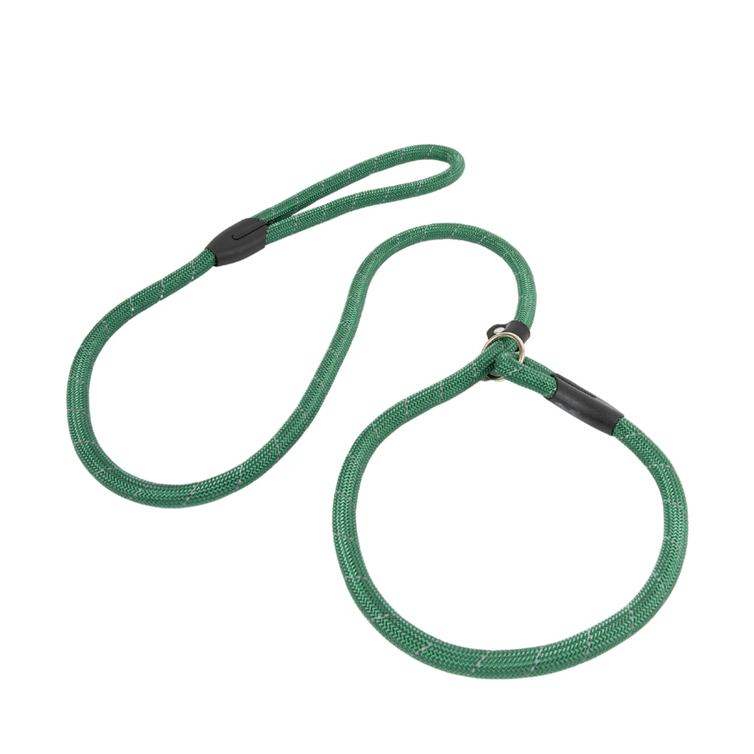 Brookbrand Pets Adjustable Rope Slide Leash Green
