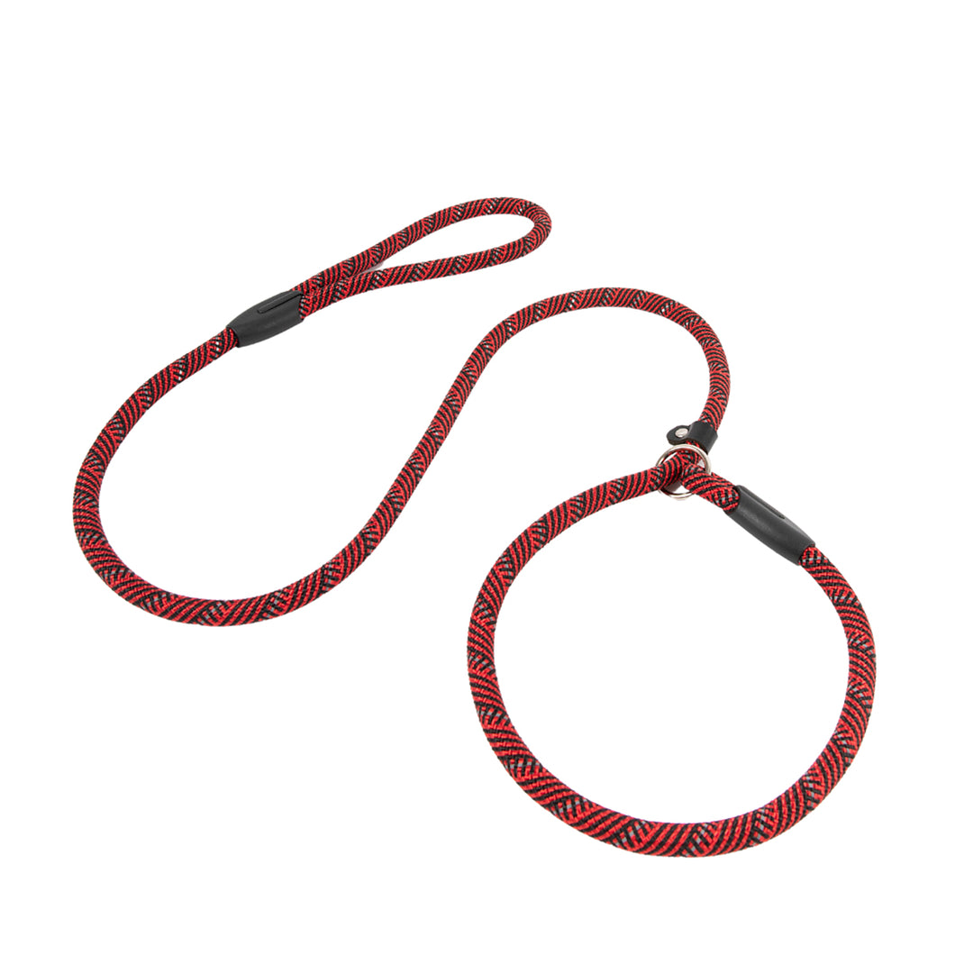 Brookbrand Pets Adjustable Rope Slide Leash Red