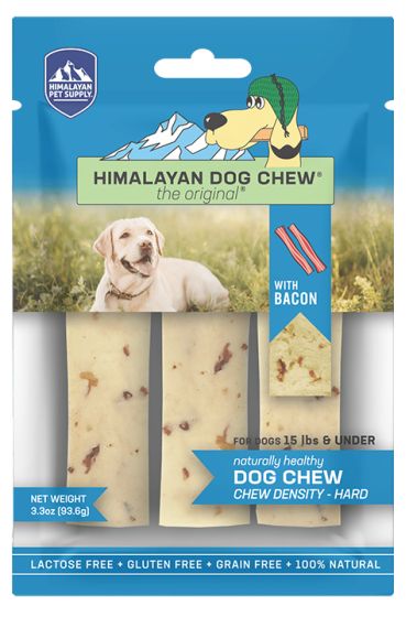 Himalayan Dog Chew The Orignal Dog Treat Bacon Small