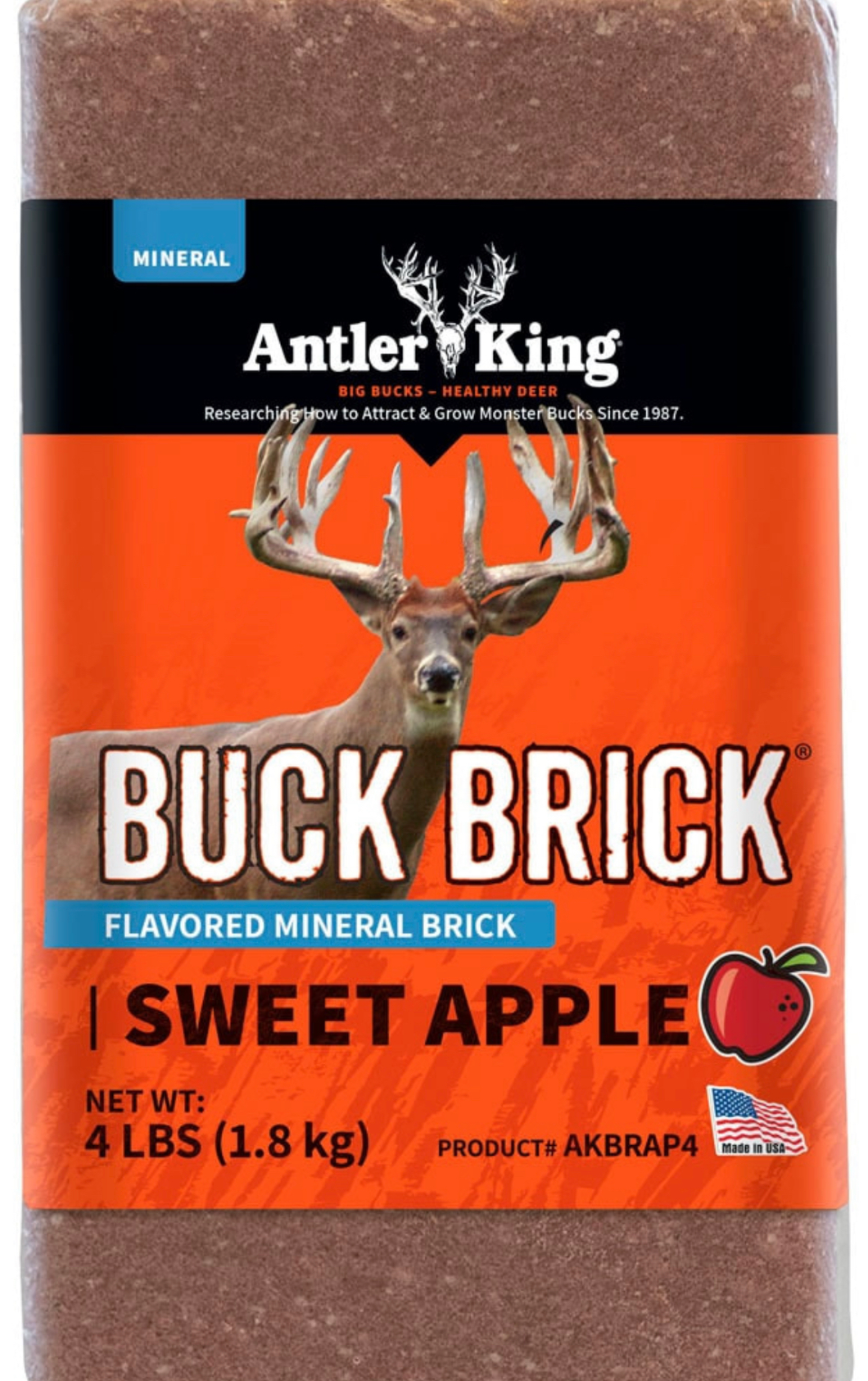 Antler King Buck Brick - Sweet Apple 4lb