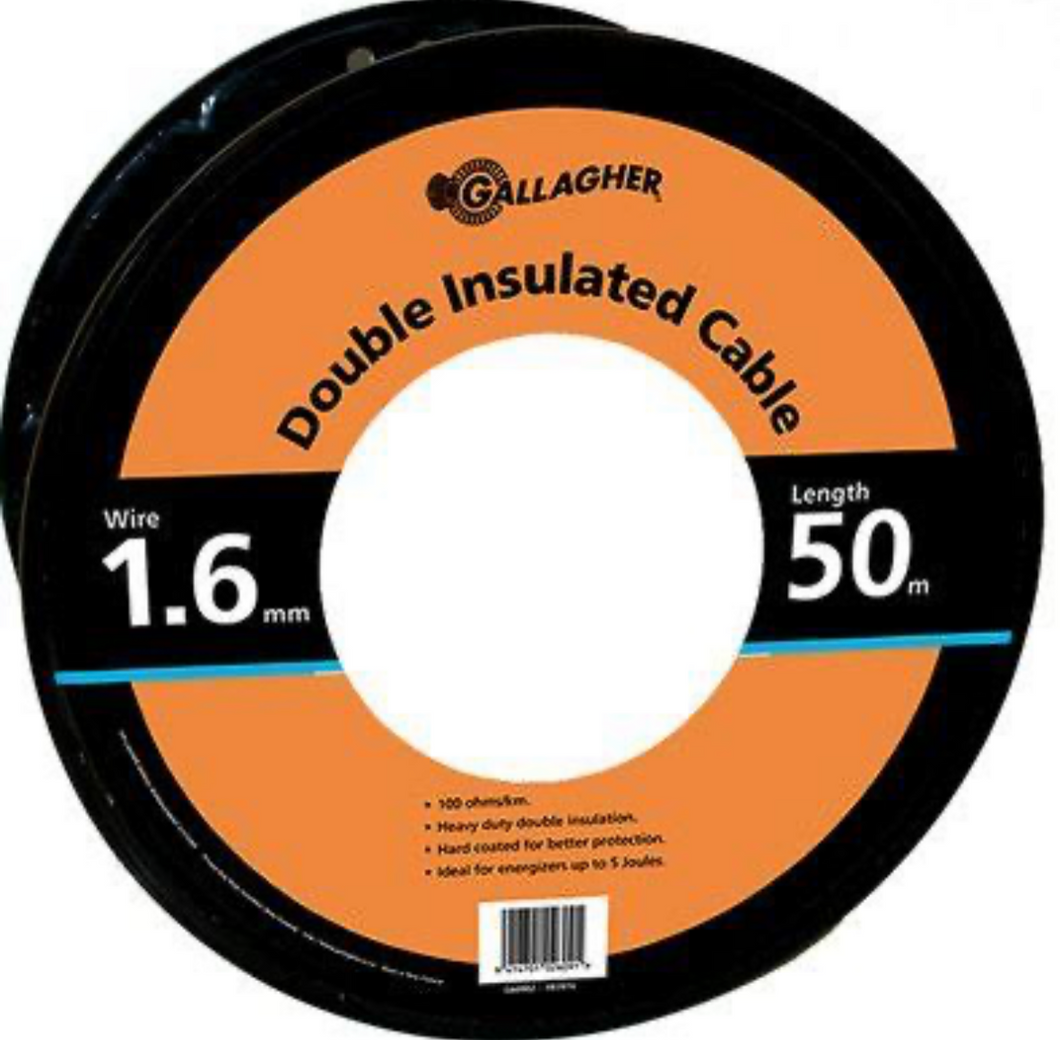 Gallagher Double Insulated Hard Cable 165ft