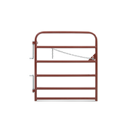 True North Red Utility 6-bar Tube Gate 4ft