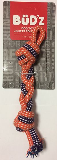 Bud'z Toy Rope Braided with 2 Knots 11.5
