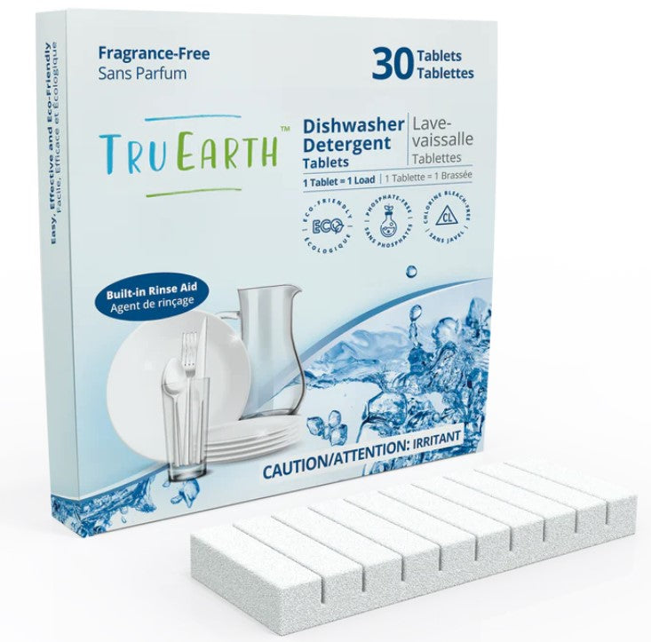 Tru Earth Dishwasher Detergent - 30 Tablets
