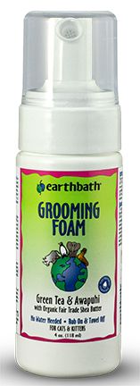 Earthbath Grooming Foam For Cats Green Tea