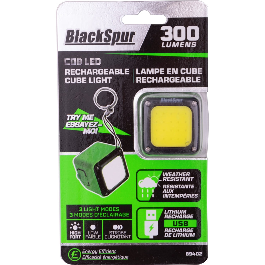 Blackspur COB LED Recharge Cube Light
