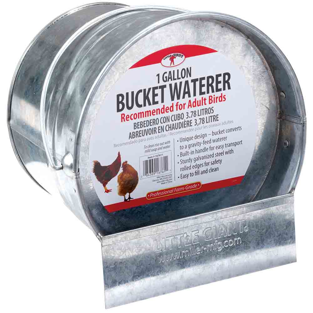 Bucket Waterer 1gal – The Mercantile and Feed Company