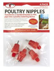 Poultry Nipples 4 Pack