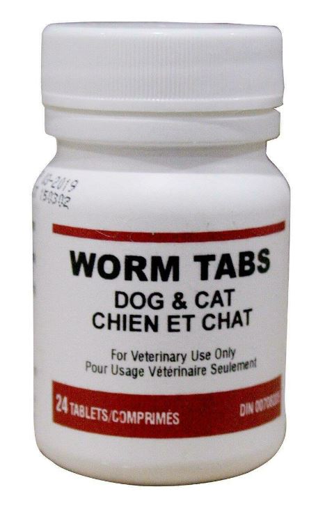 Worm Tabs for Dogs and Cats