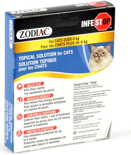 Zodiac Infestop Topical Solution for Cats Over 4kg