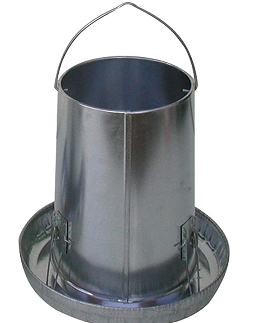 Hanging Poultry Feeder Galvanized Tube 40lb