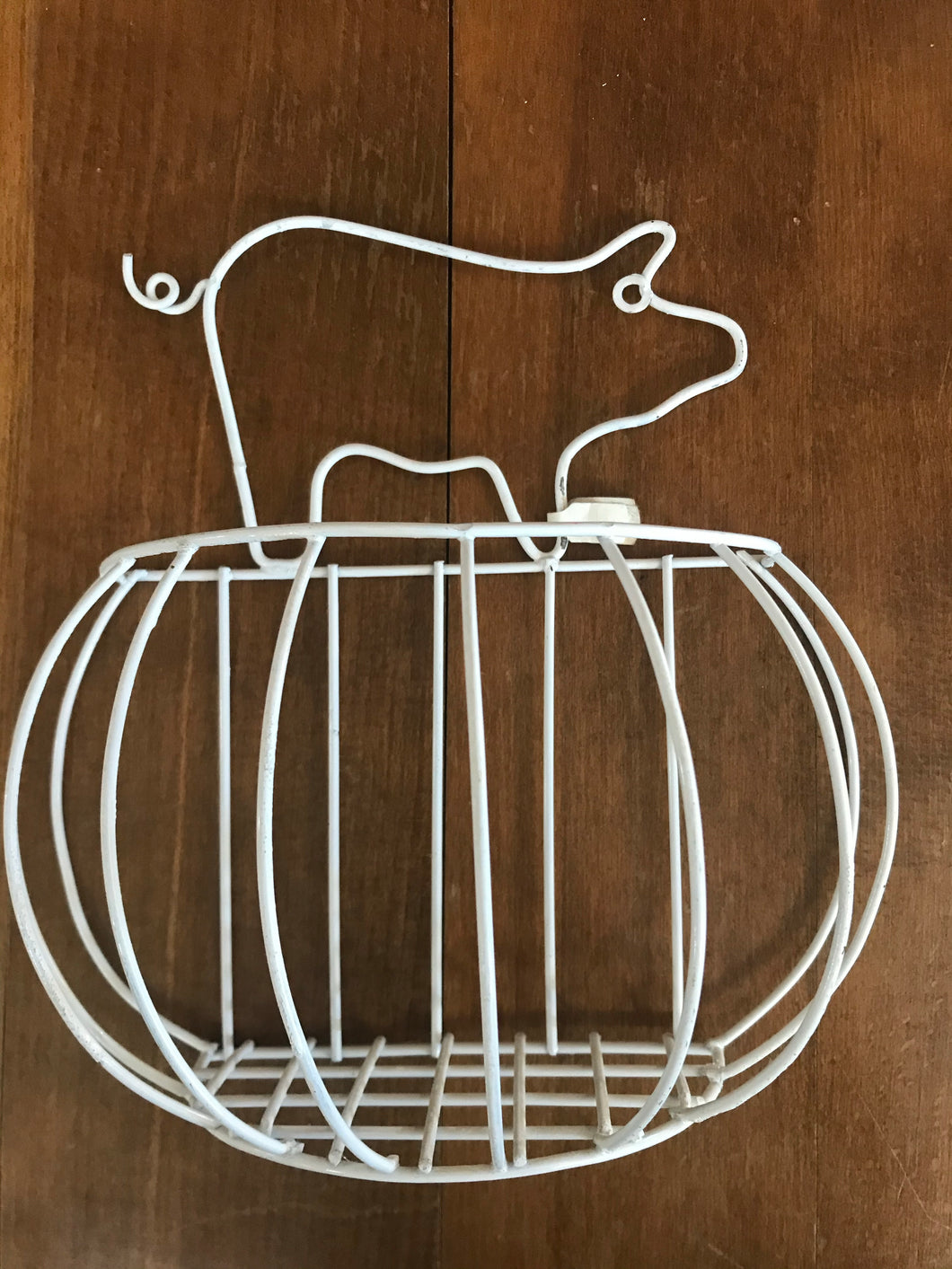 Pig Wall Hanging Basket