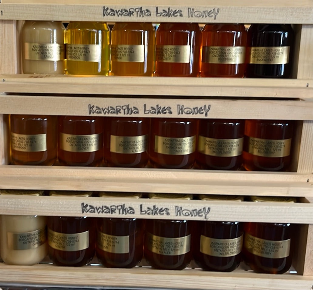 Kawartha Lakes Honey 6 Jar Crate
