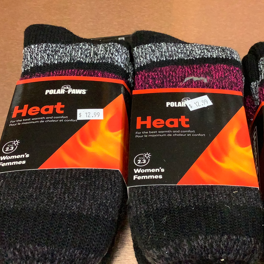 Polar Paws Women’s Heat Socks