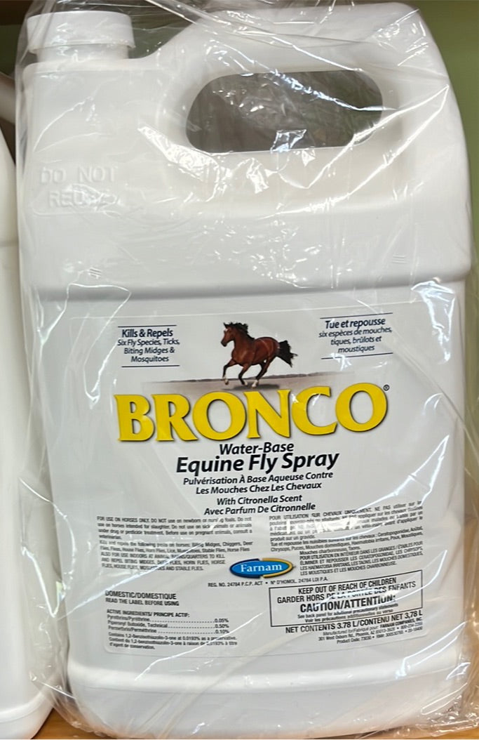 Bronco Water-Base Equine Fly Spray 4L Refill