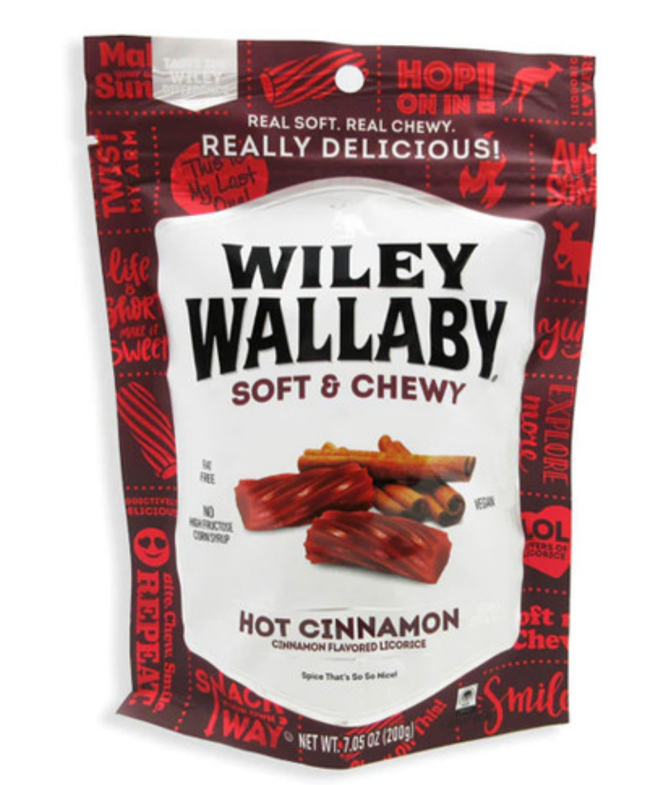 Wiley Wallaby Soft & Chewy Licorice Hot Cinnamon