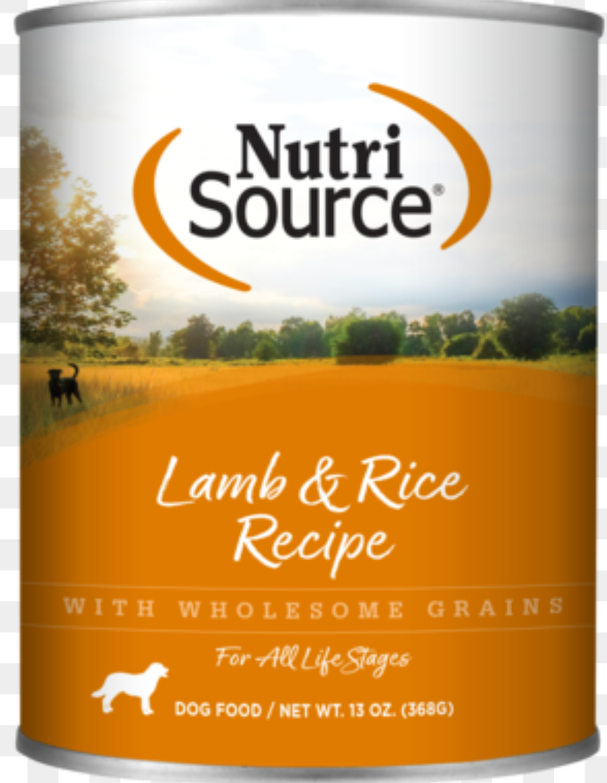 Nutrisource Lamb Wet Dog Food 13oz